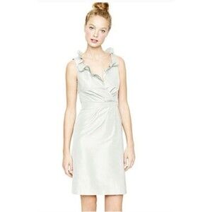 J. Crew Size 6  Silk Taffeta Blakely Dress Lined Old Money Quiet Luxury